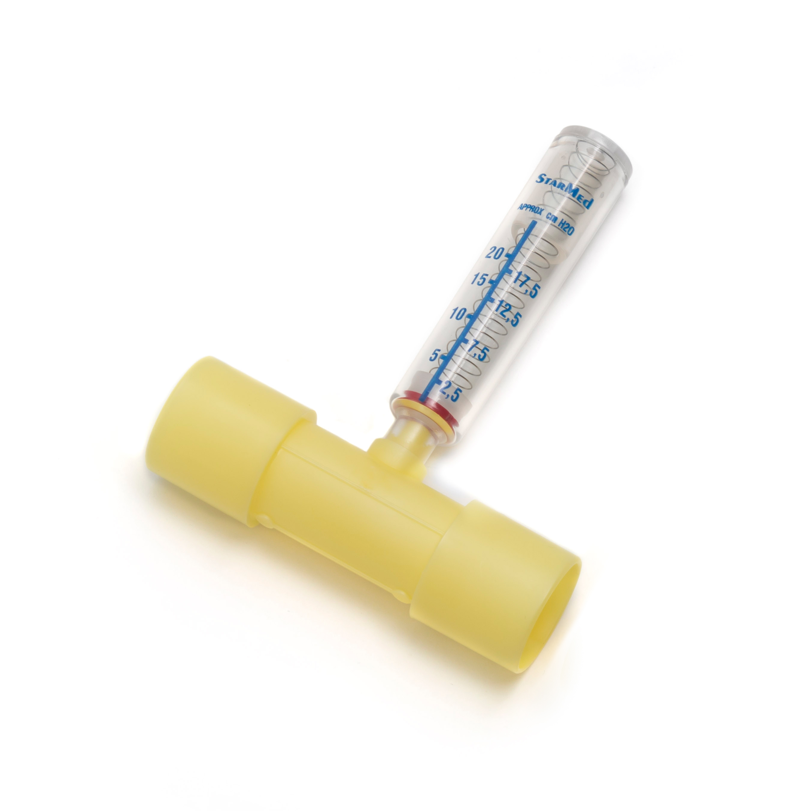 22F/22F adaptor with built-in manometer (for CPAP use conversion of NIV hoods) 