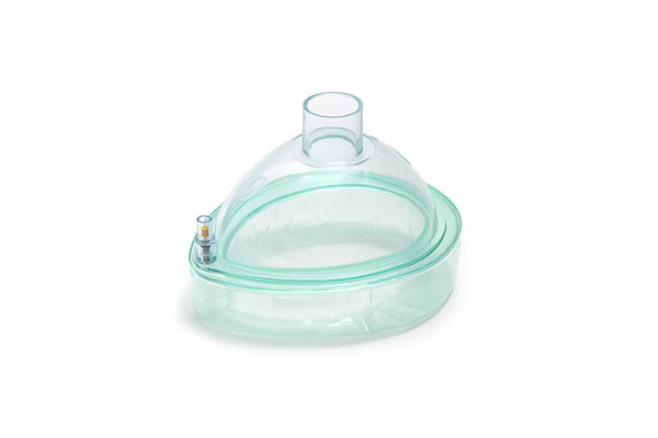 Scented, vanilla, anaesthetic face mask, size 6, extra-large adult, no hook ring, 22F