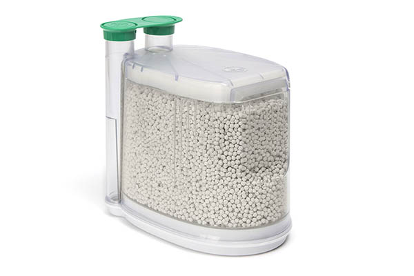 AbCan™, Spherasorb™ disposable CO₂ absorber, white to violet colour change, 1.1L. For use with the Getinge® (formerly Maquet®) Anesthesia Delivery Systems, Flow-i™ C20, C30, C40, Flow-C™ and Flow-E™)