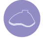 Anaesthetic face masks - single use