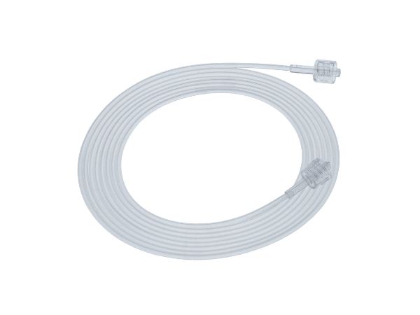 Respiratory gas monitoring line, 1.2mm ID, male luer lock/male luer lock, 0.7m