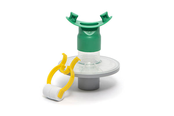 Pulmo-Protect™ lung function filter with flexible mouthpiece and nose clip (2)