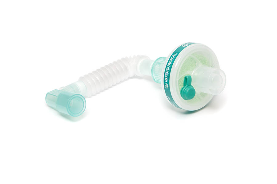 Clear-Therm™ 3 HMEF with luer port, Superset™ catheter mount and elbow