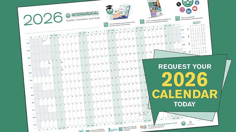 Plan your 2026 with an Intersurgical wall planner