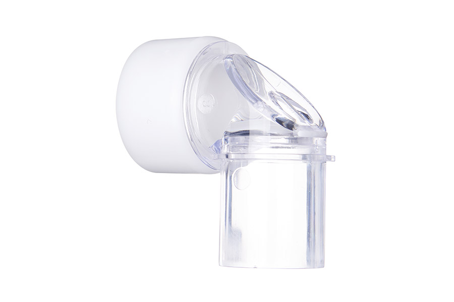 ADAPT-2-VENT™ 30mmF non-vented elbow with anti-asphyxiation valve
