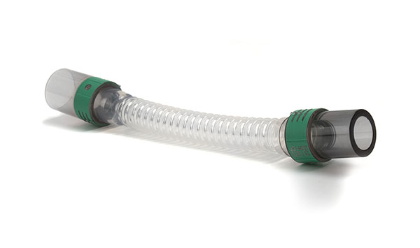 Smoothbore straight catheter mount 22F - 22M/15F, 210mm