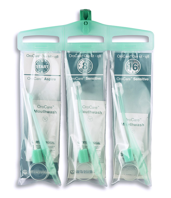 OroCare™ 24 hour day kit with chlorhexidine mouthwash – q8 (8 hour intervention kit)