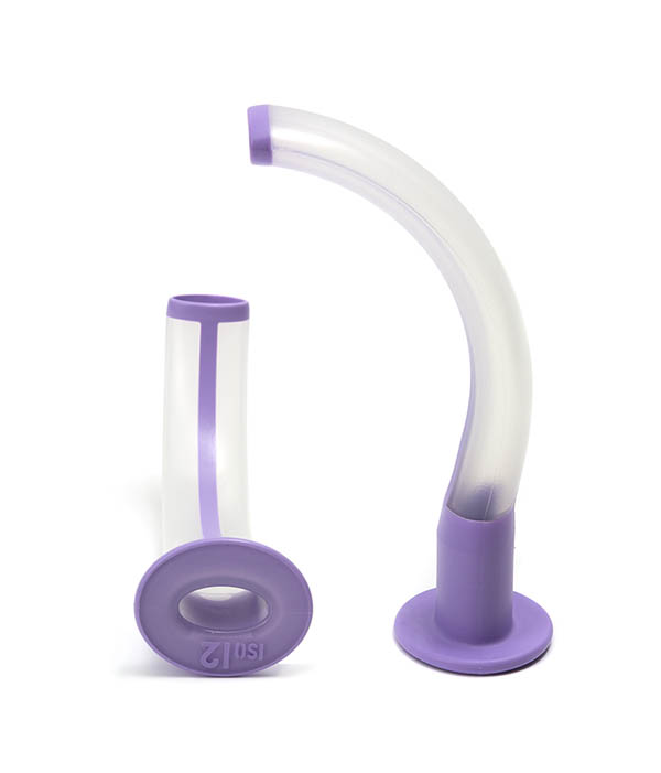 One-piece Guedel airway, purple, ISO 12.0,  Size 5 (grouped in 10s)